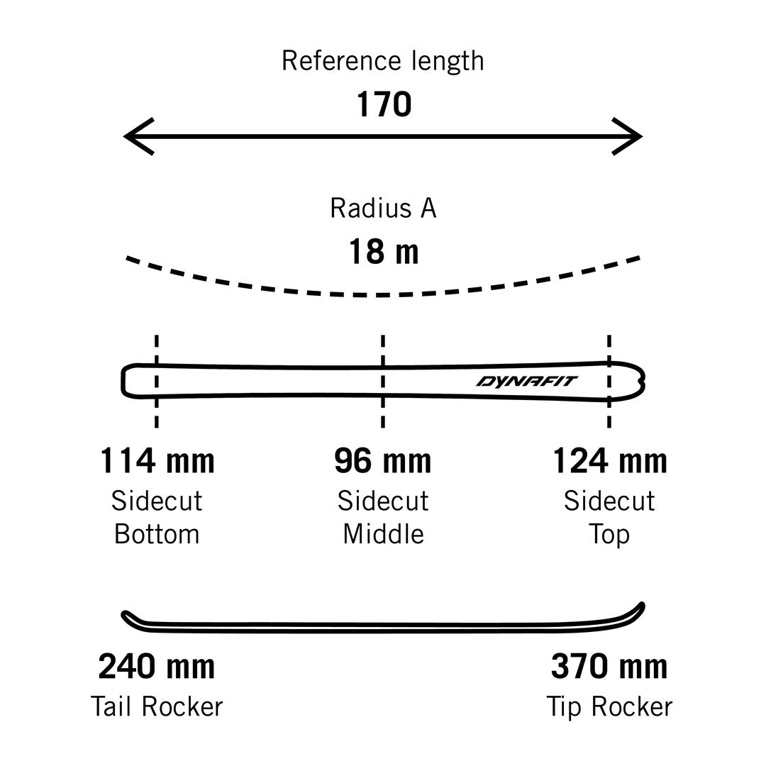 Dynafit Radical 97 Ski - Womens