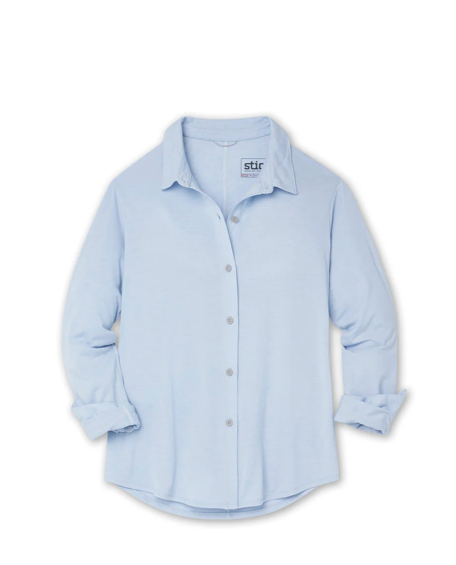 Stio Divide Shirt - Womens January ky Heather / S