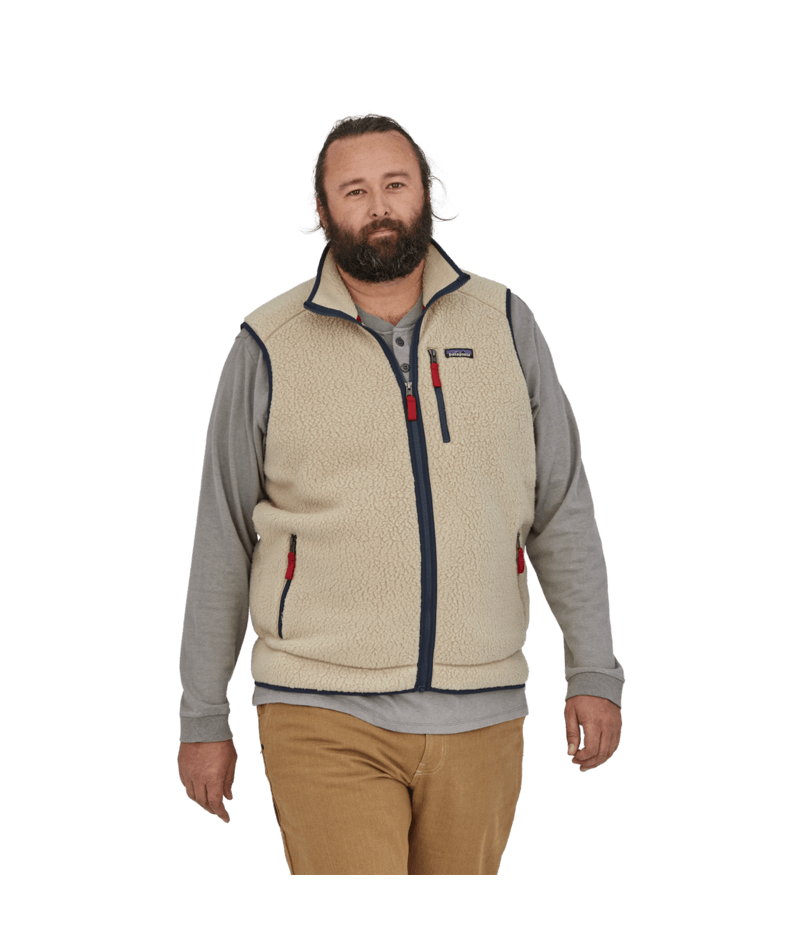 Retro Pile Vest - Men's El Cap Khaki / XS