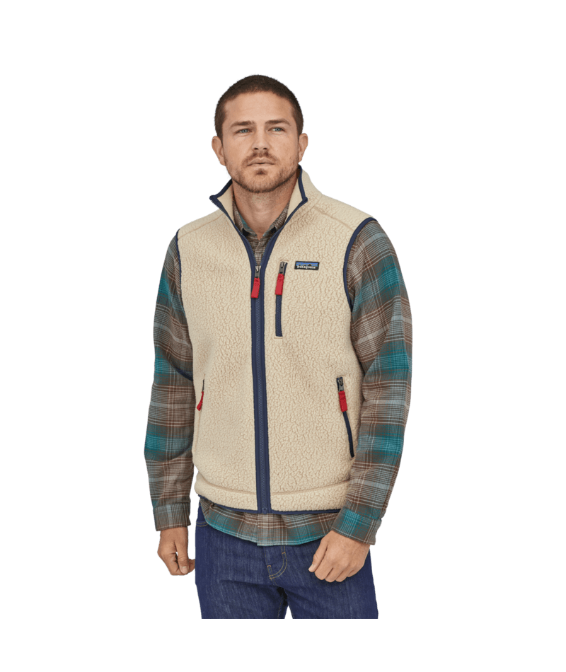 Retro Pile Vest - Men's El Cap Khaki / XS