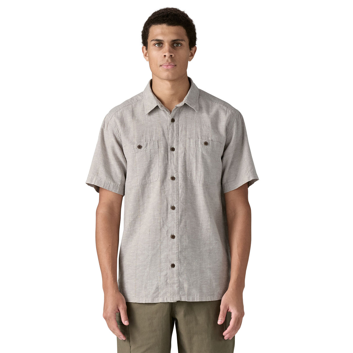 Back Step Shirt - Men's Swell Dobby: Salt Grey / L