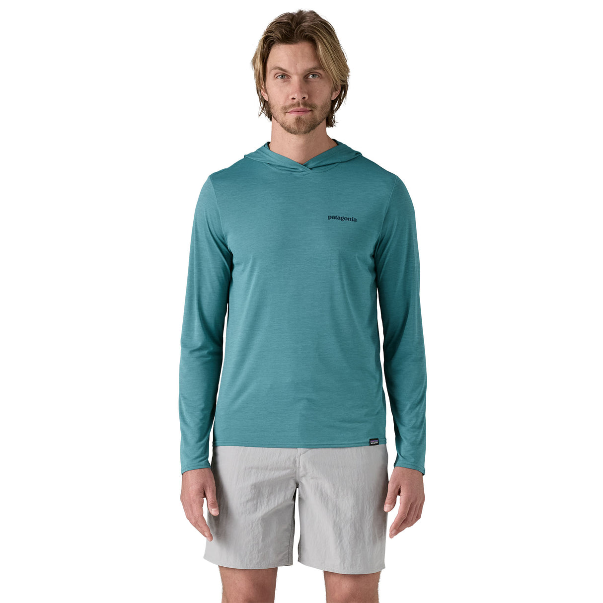 Cap Cool Daily Graphic Hoody - Men's Boardshort Logo Tones: Wetland Blue X-Dye / L