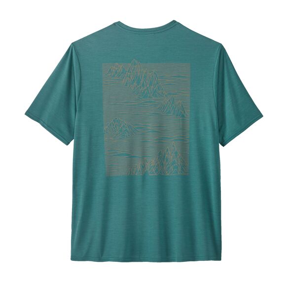 Cap Cool Daily Graphic Shirt - Men's Strataspire: Wetland Blue X-Dye / L