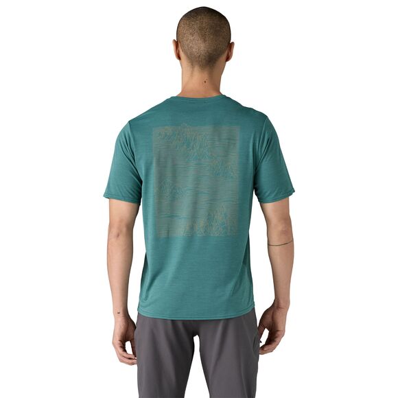 Cap Cool Daily Graphic Shirt - Men's Strataspire: Wetland Blue X-Dye / L