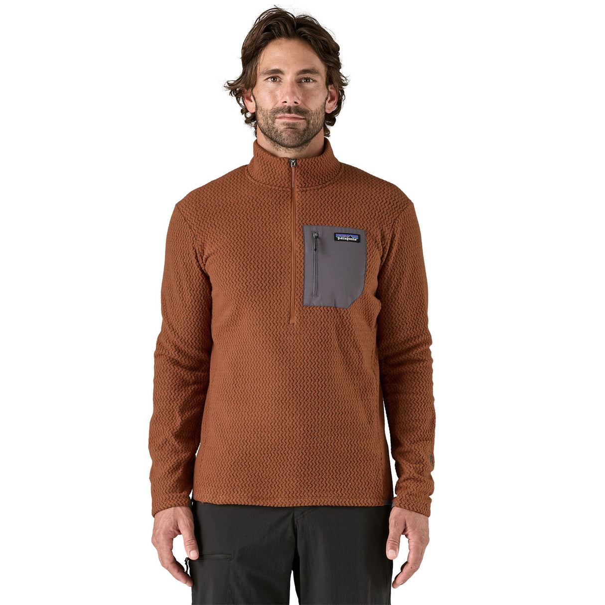 R1 Air Zip Neck - Men's Robin Brown / L