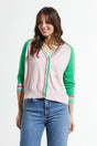 ZAKET & PLOVER Stripe Trim Cardigan - Womens
