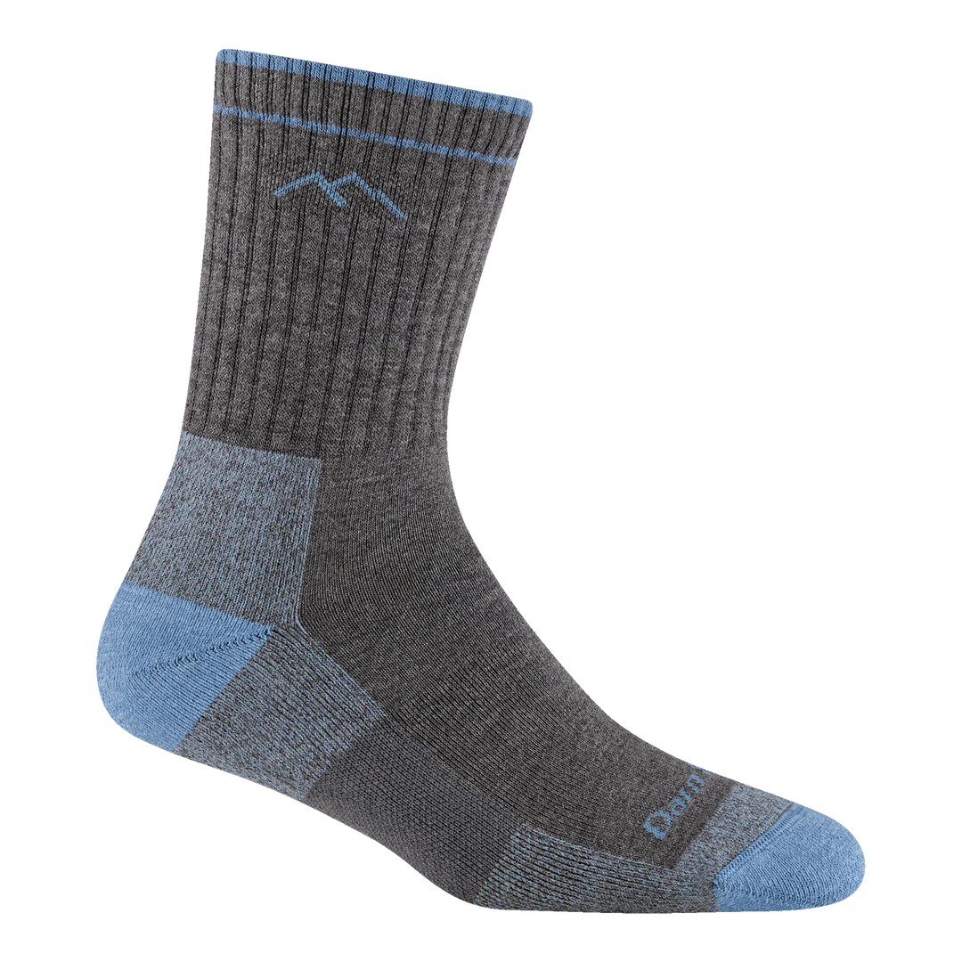 Darn Tough Hiker Coolmax Micro Crew Midweight With Cushion - Womens Gray / S