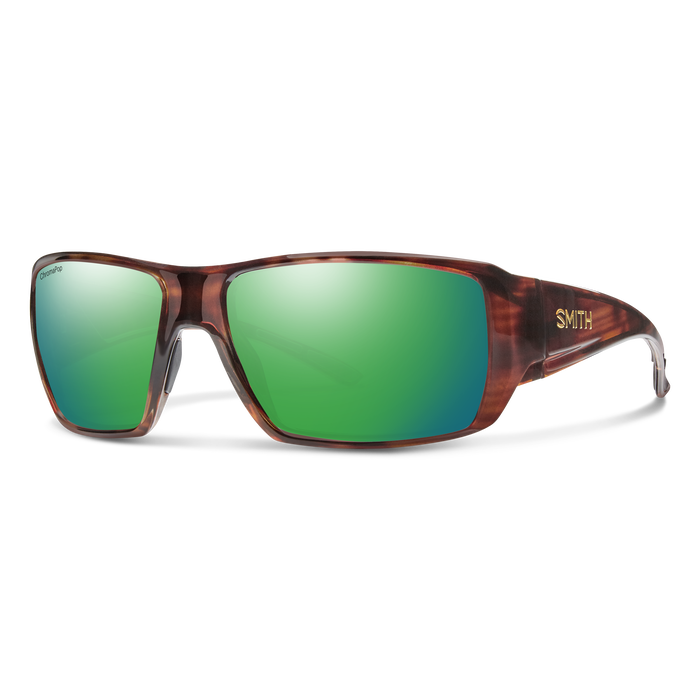 Smith Guides Choice XL Matte Tortoise | ChromaPop Glass Polarchromic Brown Green Mirror