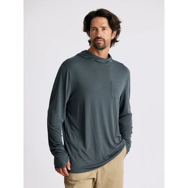 Free Fly Bamboo Lightweight Hoodie - Mens Midnight / 3XL