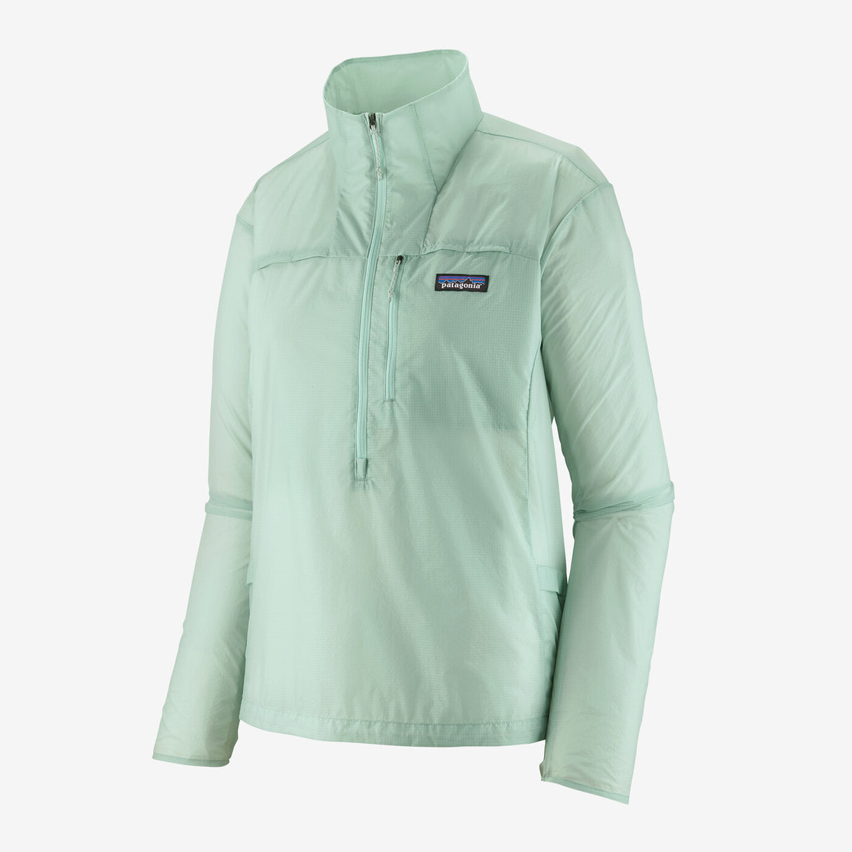 Patagonia Houdini Stash Half Zip Pullover - Womens Wispy Green / S