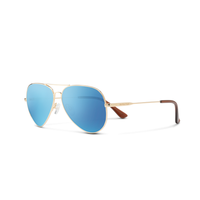 Suncloud Hard Deck Gold | Polarized Aqua Mirror