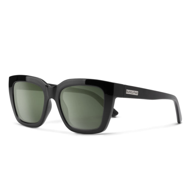 Suncloud Marion Black | Polarized Gray Green