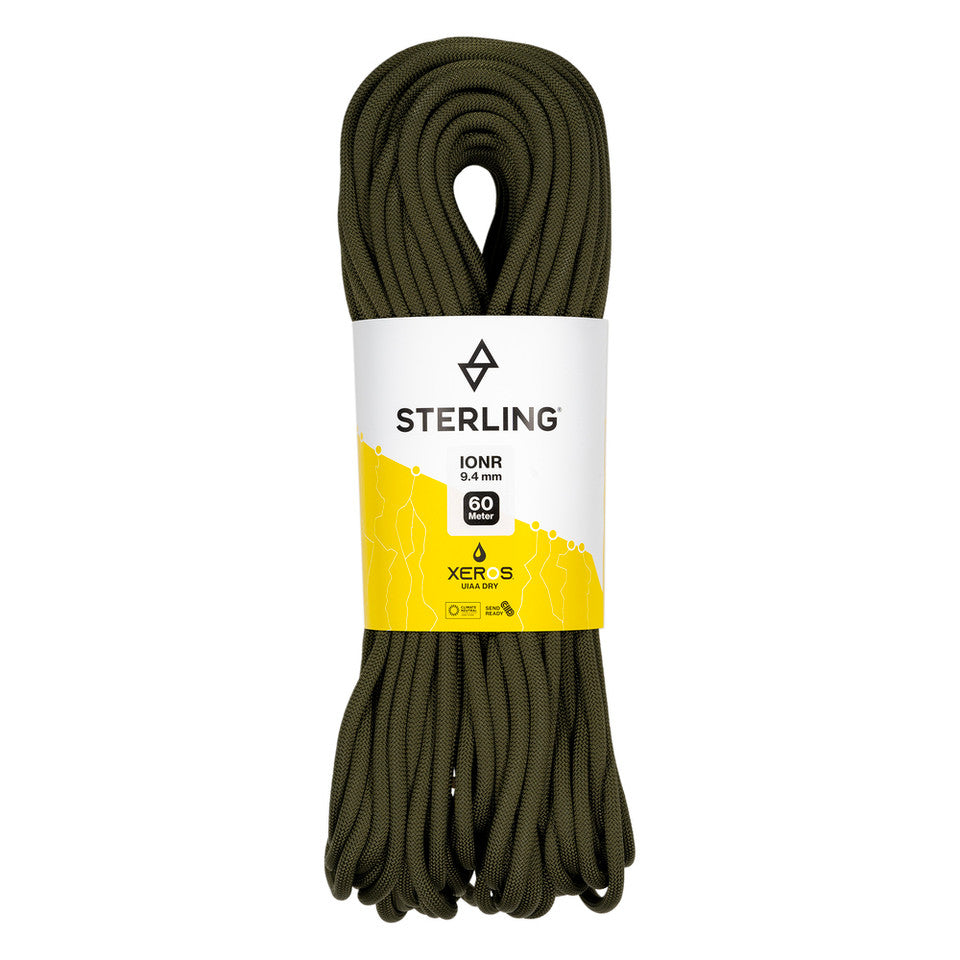 Sterling Rope 9.4mm IonR - Xeros Olive / 70M