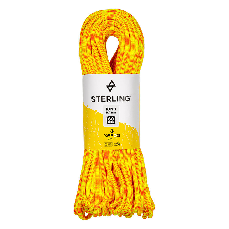 Sterling Rope 9.4mm IonR - Xeros Yellow / 60M