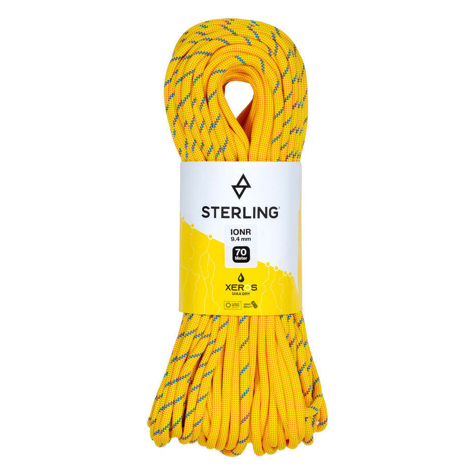Sterling Rope 9.4mm IonR - Xeros Bi-Yellow / 70M