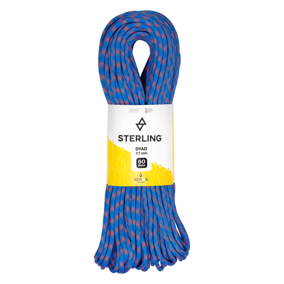 Sterling Rope 7.7mm Dyad XEROS Blue / 60M