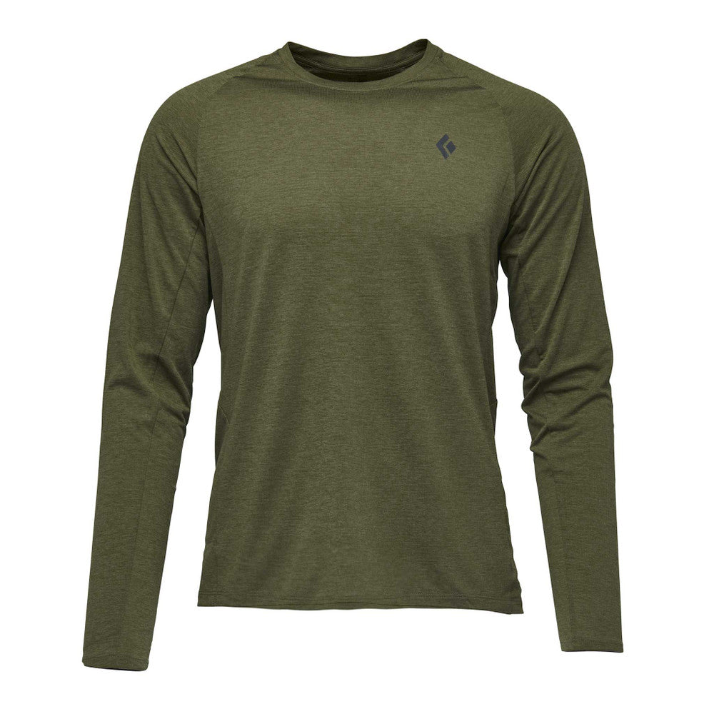Black Diamond Lightwire Long Sleeve Tech Tee - Mens Crag Green / XS
