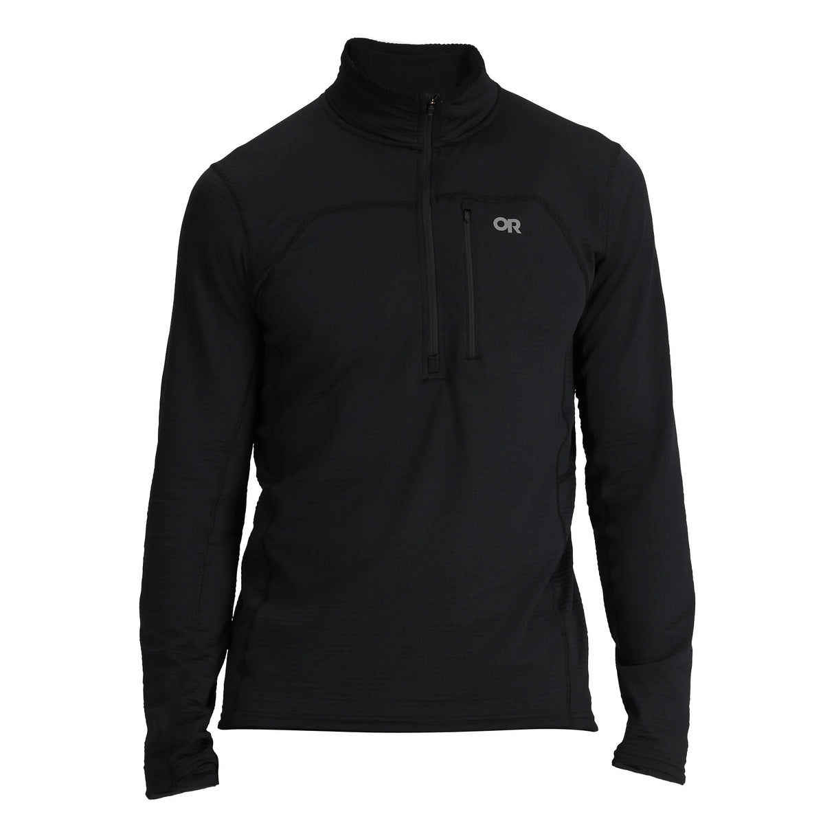 Outdoor Research Vigor Grid Fleece Half Zip - Mens Black / S