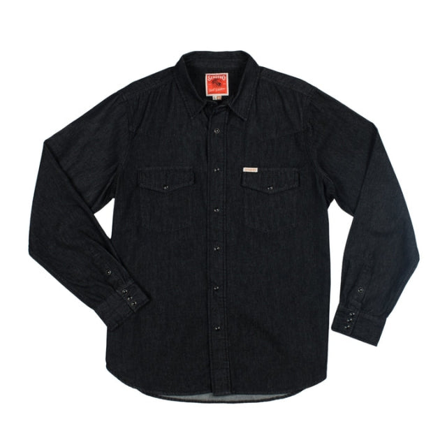 Sendero Provisions The Wyatt Pearl Snap Shirt - Mens Midnight Denim