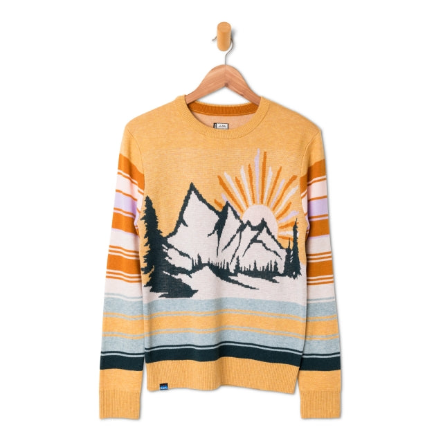Kavu Hillrose Sweater - Womens Gold Valley / XL