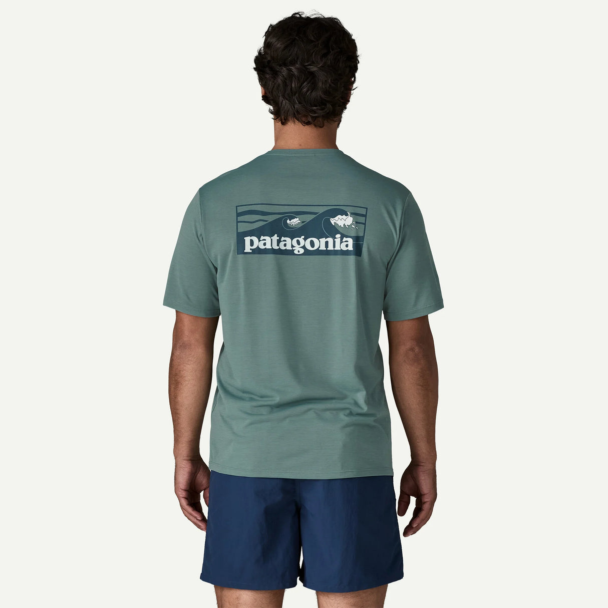 Patagonia Cap Cool Daily Shirt - Boardshort Logo - Mens