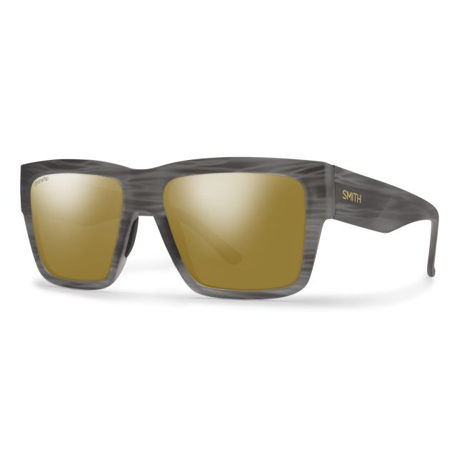 Smith Lineup Matte Gray Horn | ChromaPop Polarized Bronze Mirror
