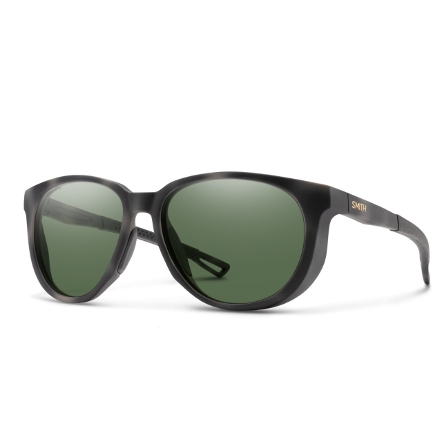 Smith Seeker Matte Ash Tortoise | Chroma Polarized Gray Green