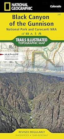 National Geographic Maps Black Canyon of the Gunnison National Park Map (Curecanti National Recreation Area)