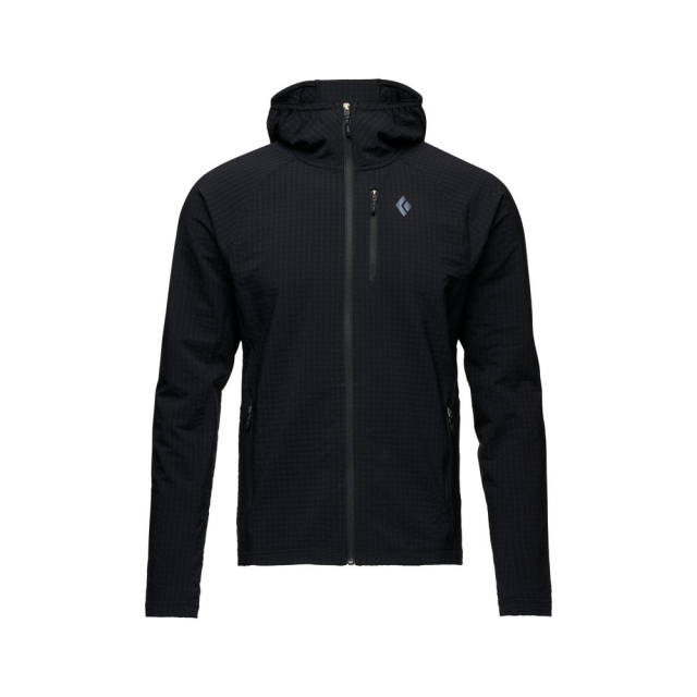 Black Diamond Coefficient Storm Full Zip Hoody - Mens Black