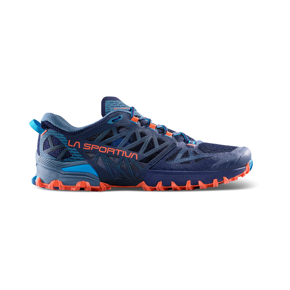 La Sportiva Bushido III - Mens Deep Sea/Cherry Tomato / 38