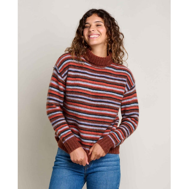 Toad & Co. Toddy T-Neck Sweater - Womens Gourd / S