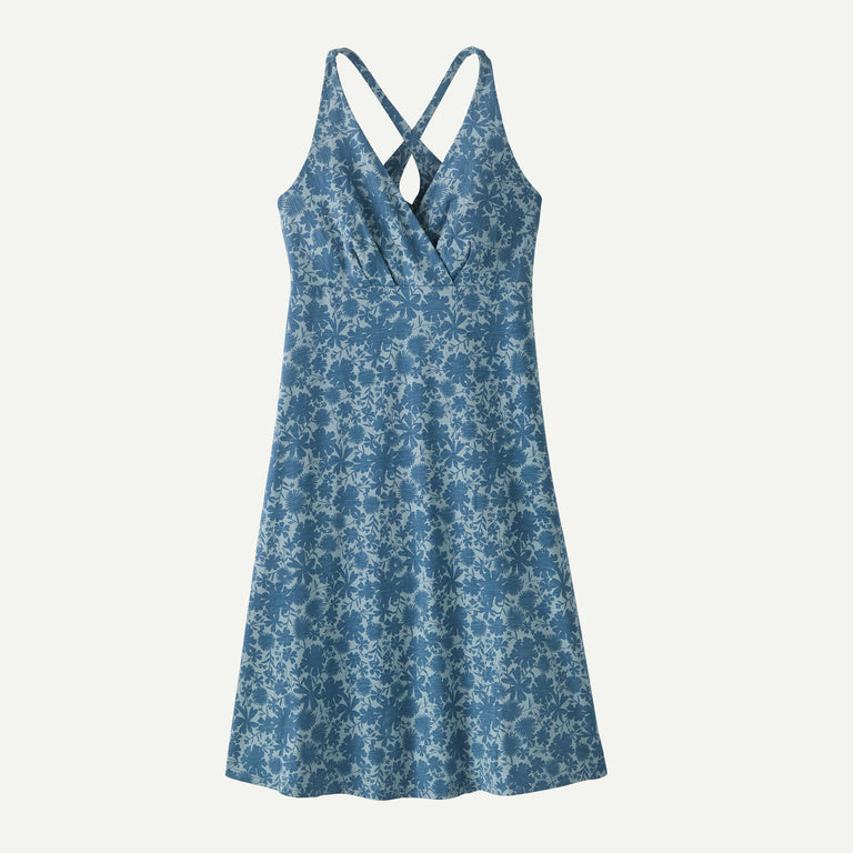 Patagonia Amber Dawn Dress - Womens Flourish: Abundant Blue / XS