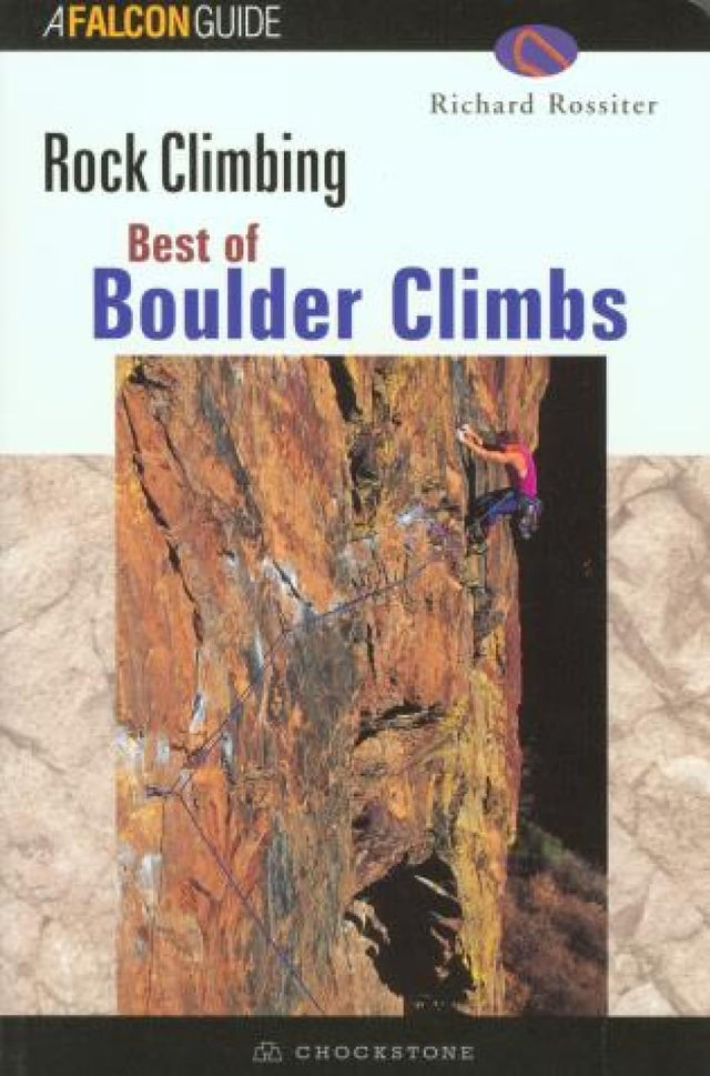 NATIONAL BOOK Best Of Boulder Climbs