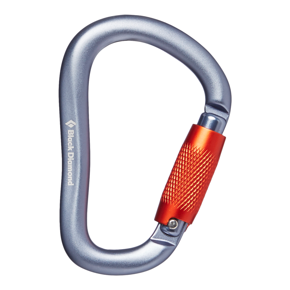 Black Diamond Rocklock Twistlock Carbiner Gray