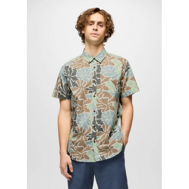 Prana Stimmersee Shirt - Mens Canvas Boogie Bloom / L