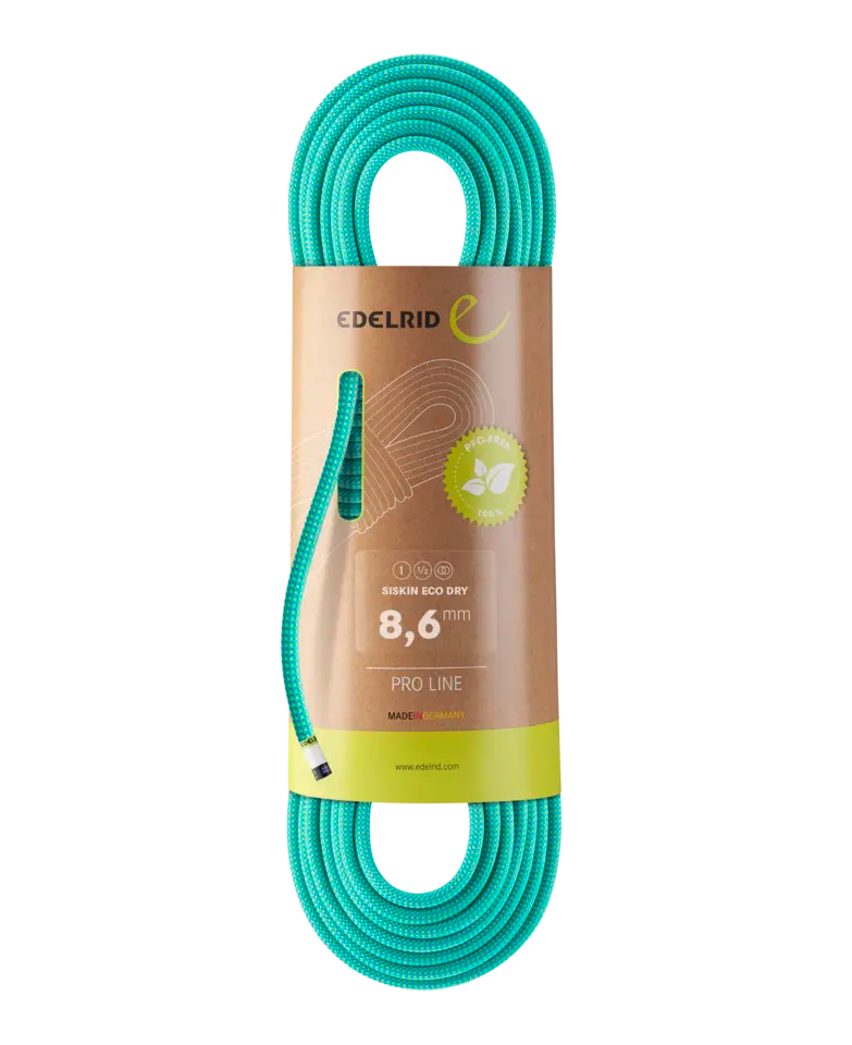 Edelrid 8.6mm Siskin Eco Dry Icemint / 60M