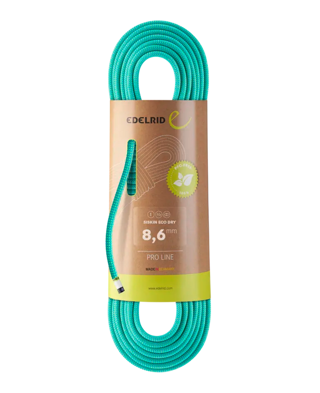 Edelrid 8.6mm Siskin Eco Dry Icemint / 60M