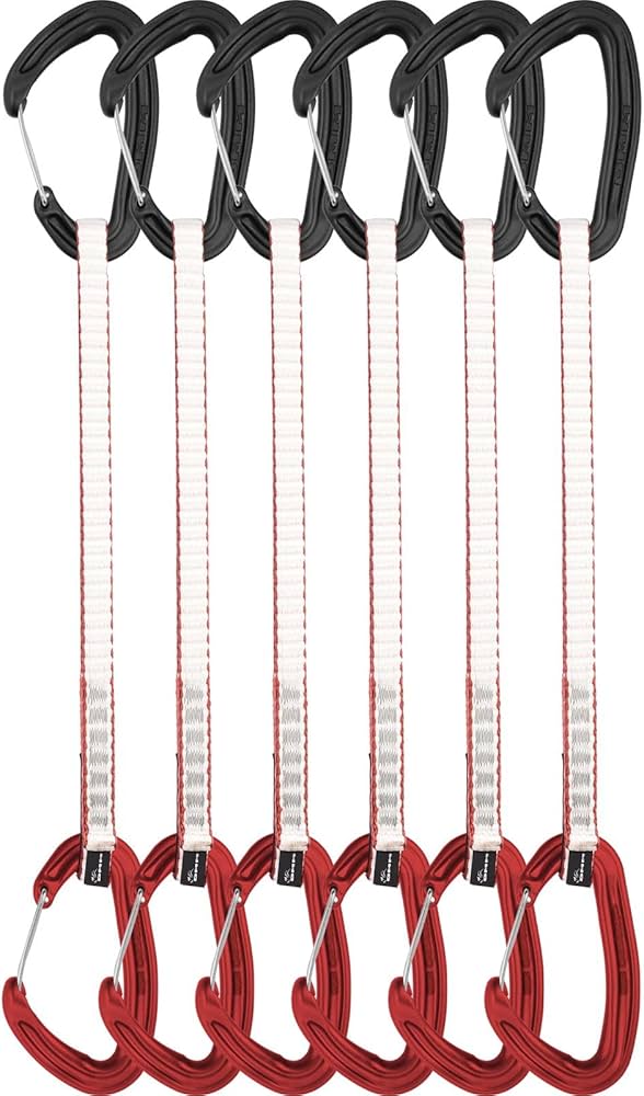 DMM Alpha Wire Quickdraw - 6 Pack Red / 18cm