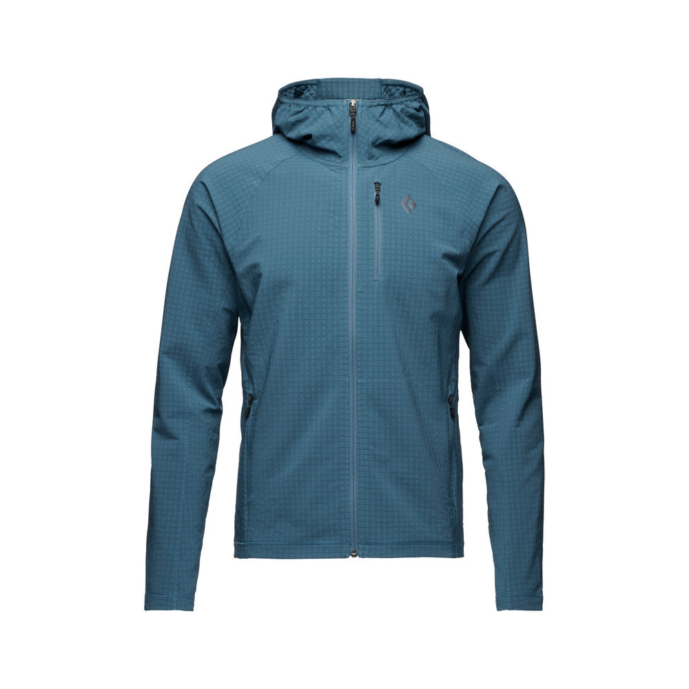 Black Diamond Coefficient Storm Full Zip Hoody - Mens Creek Blue