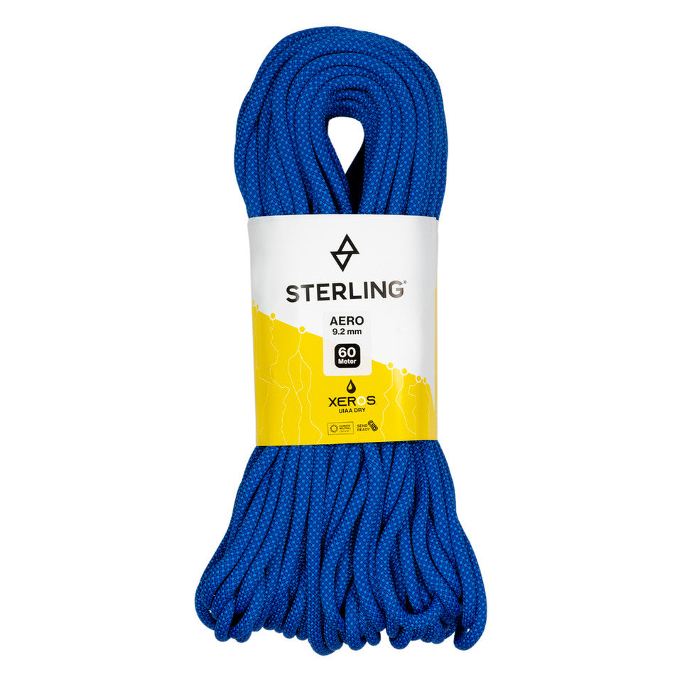 Sterling Rope 9.2mm Aero - Xeros Blue / 60M