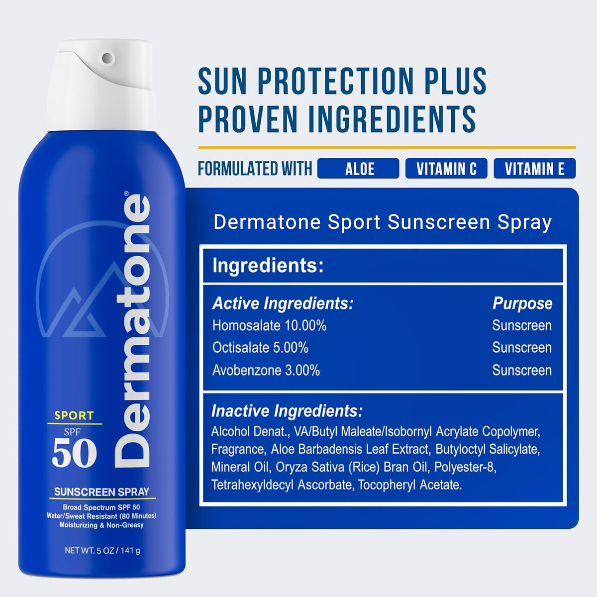SPF 50 Sunscreen Spray