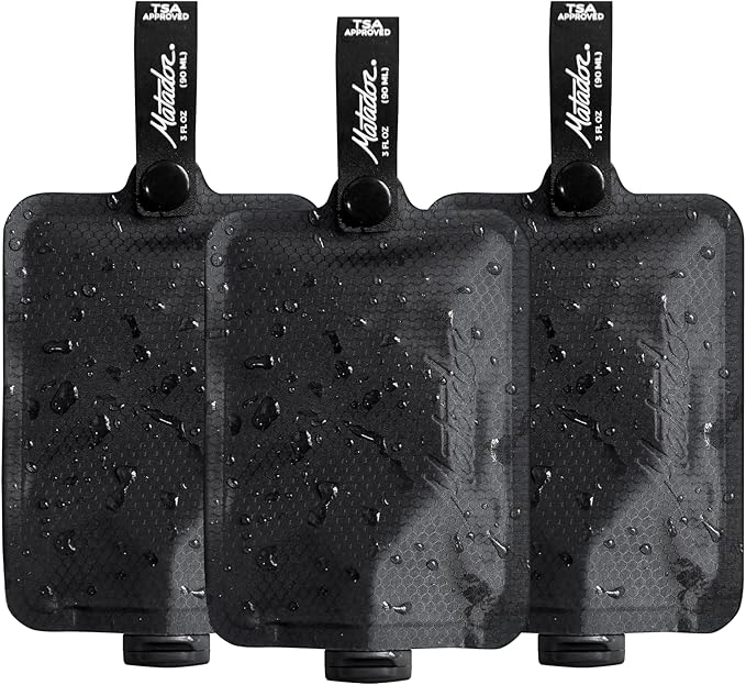 Matador Flatpak Toiletry Bottles 3 Pack