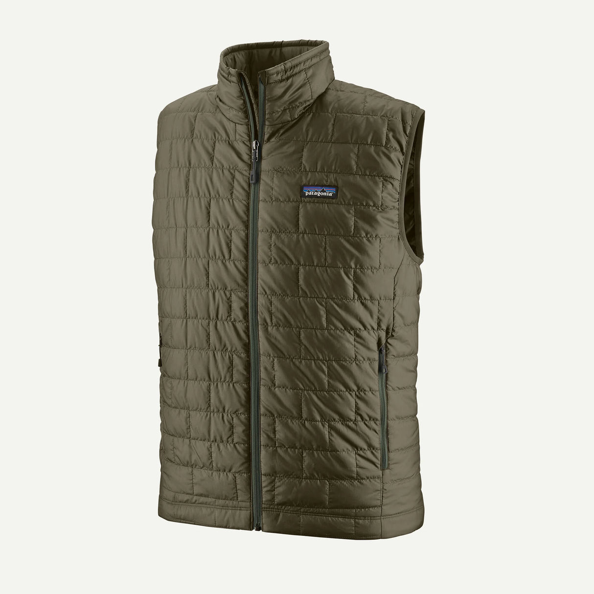 Patagonia Nano Puff Vest - Mens - Past Season Basin Green w/Tent Green / L