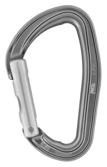 Petzl Djinn Straight Gate Carabiner Grey