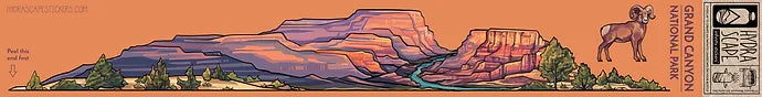 HYDRASCAPE Infinity Sticker Grand Canyon