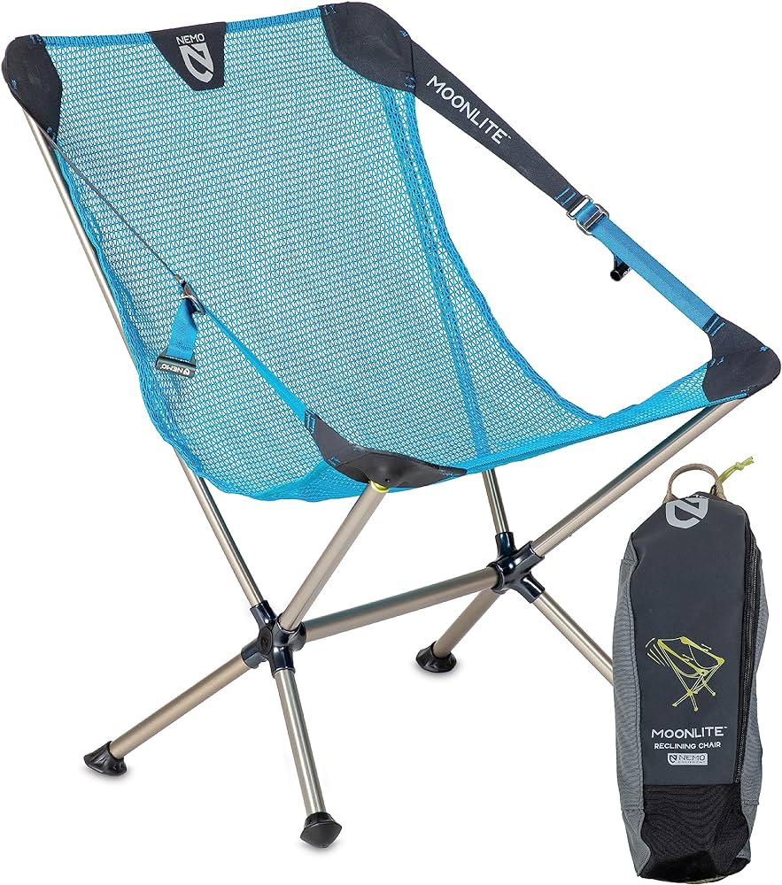 Nemo Moonlite Reclining Camp Chair Bluebird