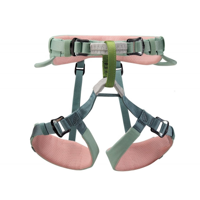 Petzl Macchu Harness - Kids Jade Green