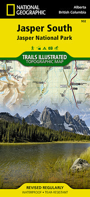 National Geographic Maps Jasper South Map (Jasper National Park)