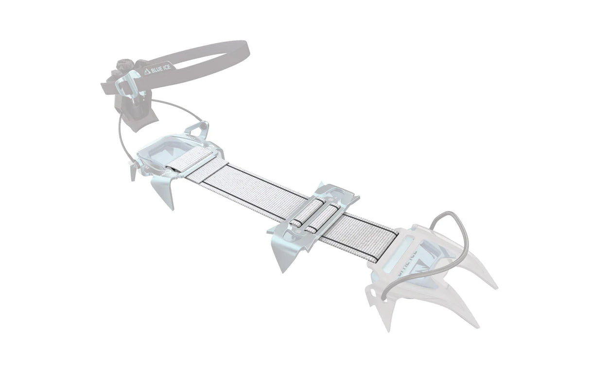 Blue Ice Harfang Center Strap White