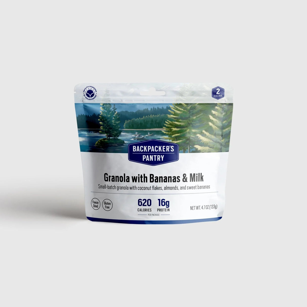 Backpackers Pantry Granola/Milk/Almonds/Banana